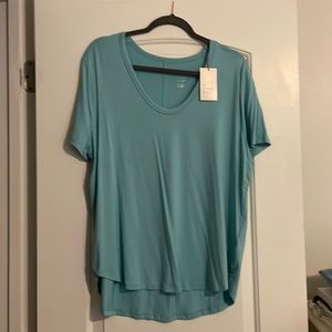 A New Day (Target) XXL Turquoise Scoop Neck Tee